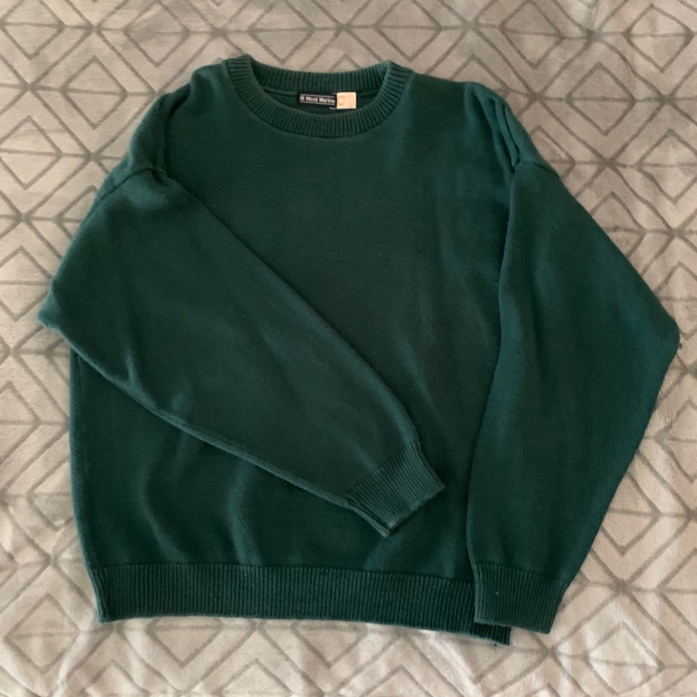 West Marine Women’s Green Thick Sweater